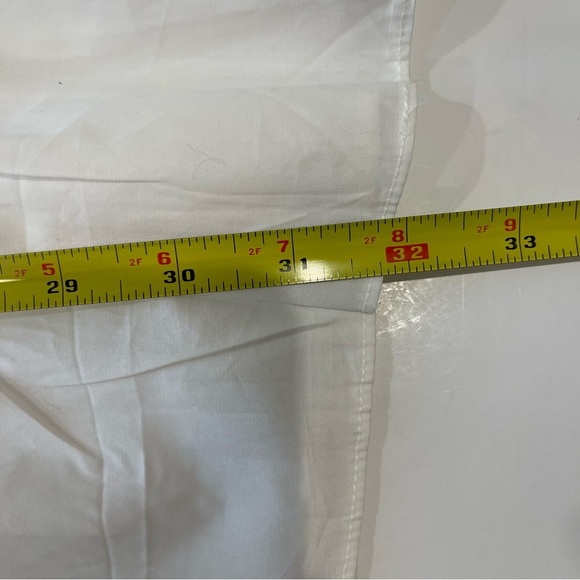 A New Day Mini Dress White Ruffle Multi Tiered Flutter Short Sleeve - Picture 15 of 17